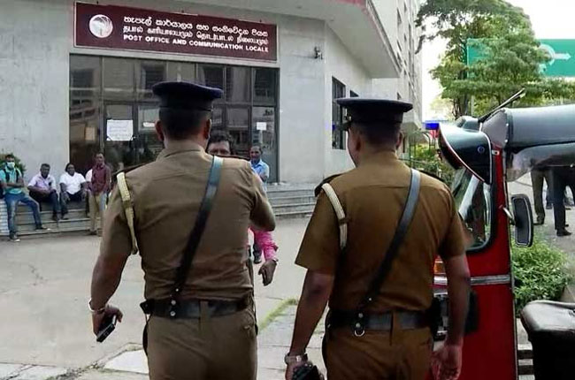 Police protection for Colombo Central Mail Exchange as strike continues