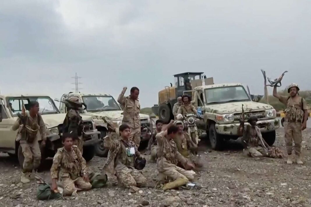Houthis target Saudi base as Iran denies involvement in Yemen war